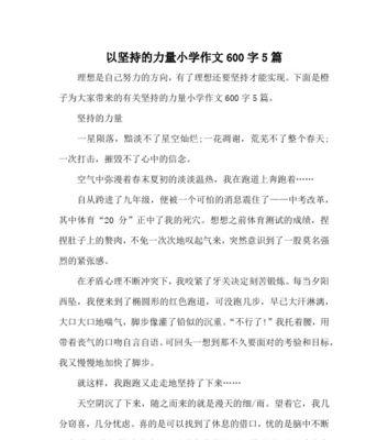 坚持不懈的成长之路（努力不止）