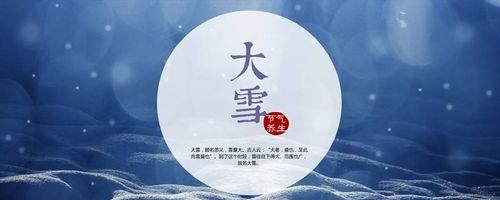 大雪节气·唯美祝福（雪花飘落）